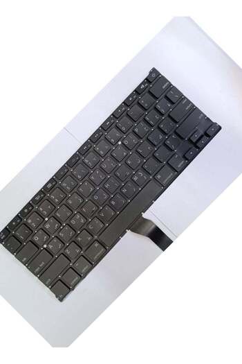 NMC لوحة مفاتيح A1466 بديلة باللغة العربية/الإنجليزية لجهاز Apple MacBook Air مقاس 13 بوصة A1369 (2011) A1466 (2012-20