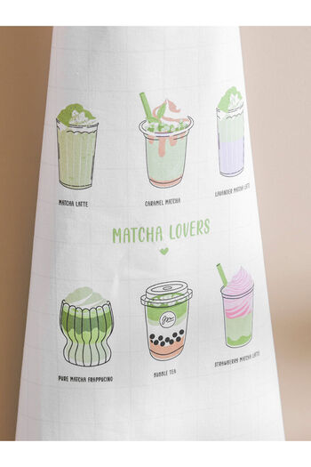 LC Waikiki White Printed Kitchen Apron