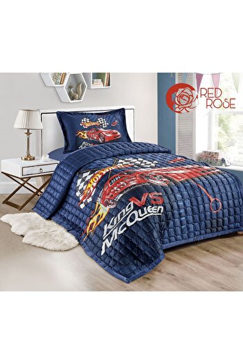 Red Rose Kids' Velvet Winter Compressed Bedspread - Soft, Comfortable and Stylish, Perfect for Your Child's Room