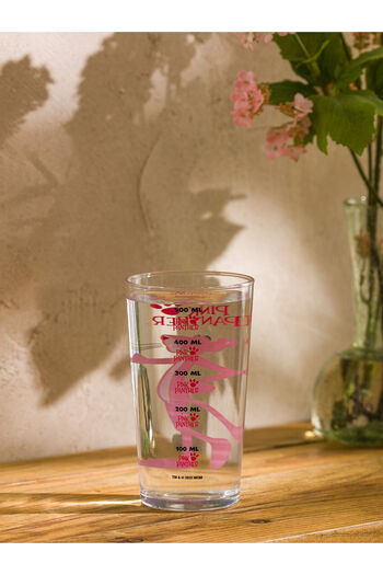 LC Waikiki Pink Panther Printed Glass Cup 570 ml