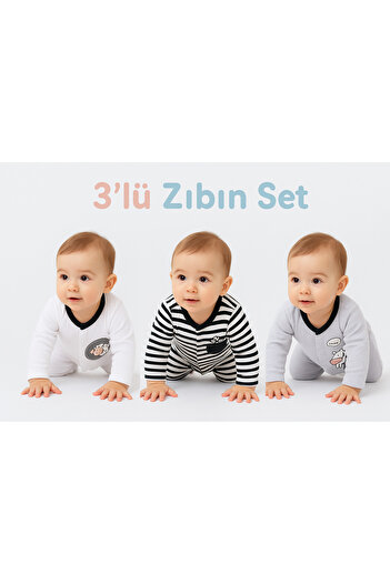 organic kids 3-Piece Baby Bodysuit Set for Newborns 0-3 Months, 100% Organic Cotton