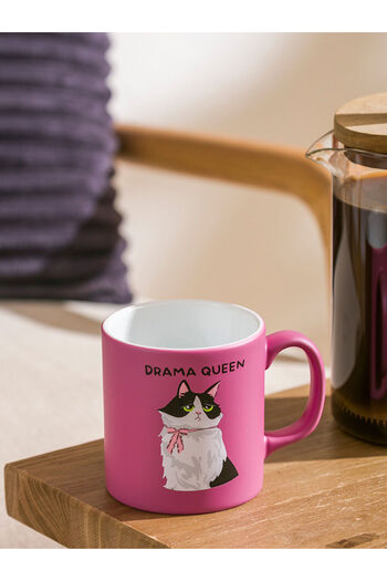 LC Waikiki Pink Cat Printed Ceramic Mug 320 ml