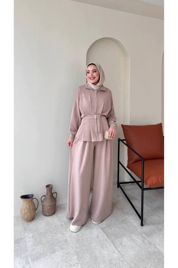 MODA AKGÜN Double Face Fabric Soft Double Set