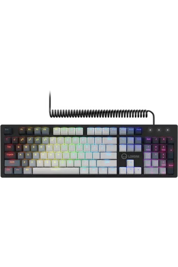 LORGAR Μηχανικό πληκτρολόγιο παιχνιδιών Azar 514 RGB, φωτισμός RGB, διάταξη EN μαύρο
