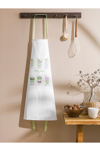 LC Waikiki White Printed Kitchen Apron