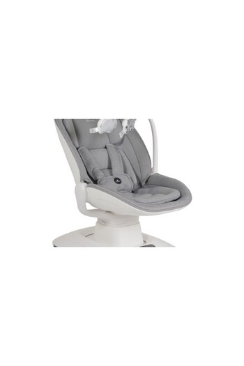 Cangaroo Electric Baby Swing Hera Light Grey with Mobile App, 7 Balancing Modes, 360° Rotation, Mus