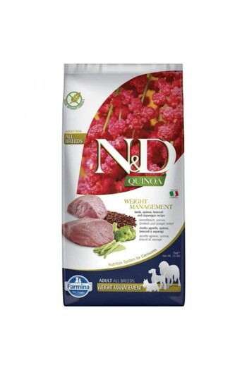 N&D Quinoa Lamb dry dog food 7kg