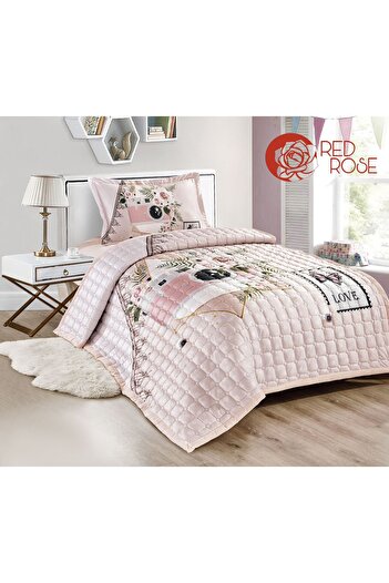 Red Rose Kids' Velvet Winter Compressed Bedspread - Soft, Comfortable and Stylish, Perfect for Your Child's Room