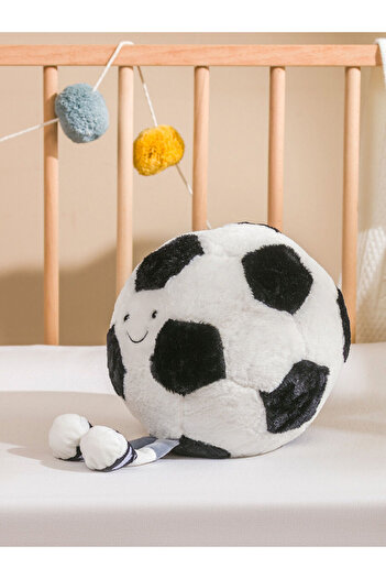 LC Waikiki Mixed Football Ball Figured Plush Baby Pillow 24 cm