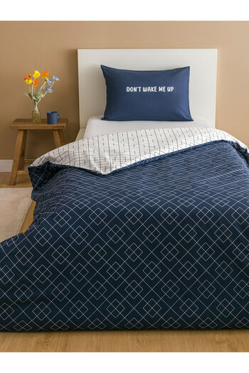 LC Waikiki Mixed Line Patterned Single Duvet Cover Set