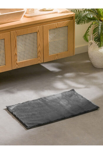 LC Waikiki Anthracite Plush Bath Mat 50X80 cm