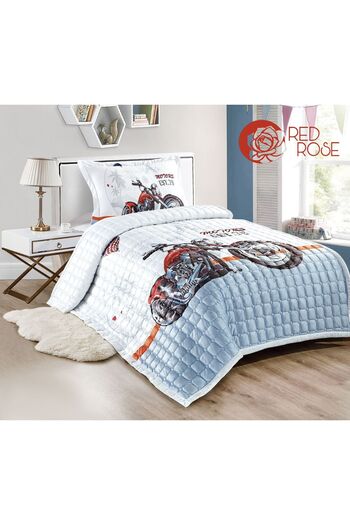 Red Rose Kids' Velvet Winter Compressed Bedspread - Soft, Comfortable and Stylish, Perfect for Your Child's Room