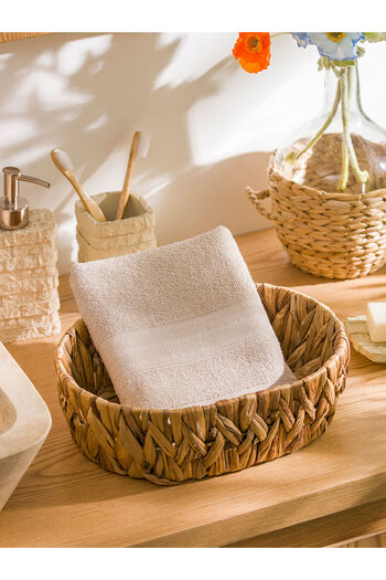LC Waikiki Beige Embroidered Cotton Face Towel 50X80 cm