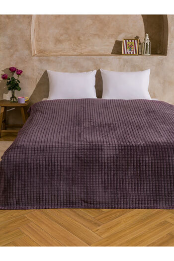 LC Waikiki Purple Double Plush Blanket 200X220 cm