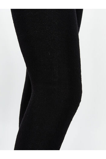 LC Waikiki Black Basic Girls' Pantyhose 2-Piece