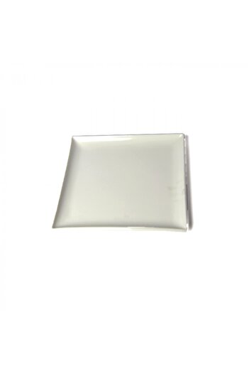 SQUALO Squalo - Elegant Square Serving Dish (Porcelain) with a Contemporary Design - White 2x24.7x24.7 cm
