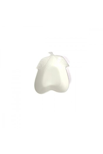 SQUALO Squalo - Elegant Pear-Shaped Serving Dish (Porcelain) - White - 8x33x24.5 cm