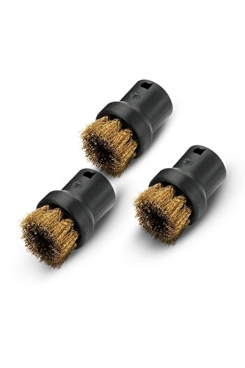 Karcher Nozzle Set with Round Brushes and Brass Bristle, Model 2.863-061.0