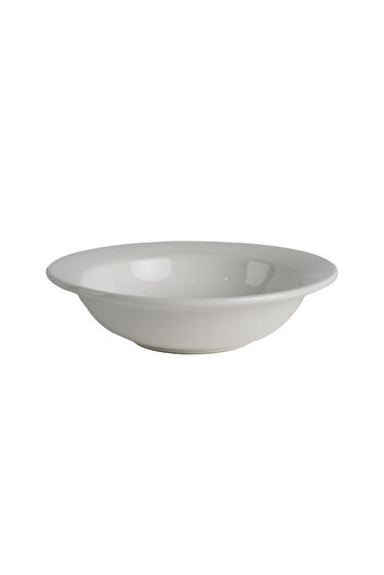 SQUALO Squalo - Round Serving Dish (Porcelain) with an Elegant and Contemporary Design - White 16X16X4 cm