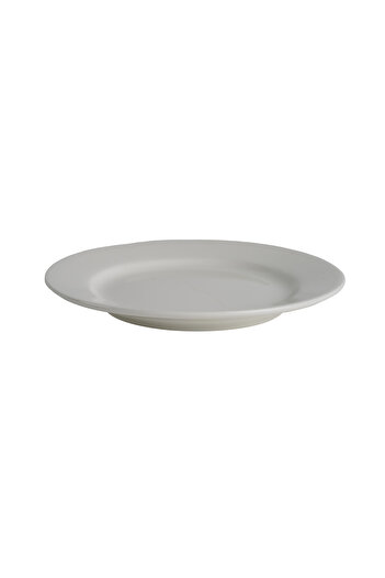 SQUALO Squalo - Round Serving Dish (Porcelain) with an Elegant and Contemporary Design - White 15.2X15.5X1.8 cm