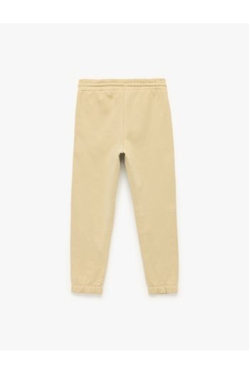 Koton Cotton Ribbed Jogger Sweatpants with Pocket Detail
