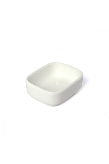 SQUALO Squalo - Rectangular (porcelain) plate with an elegant and modern design - White 4x11.7x9.4 cm