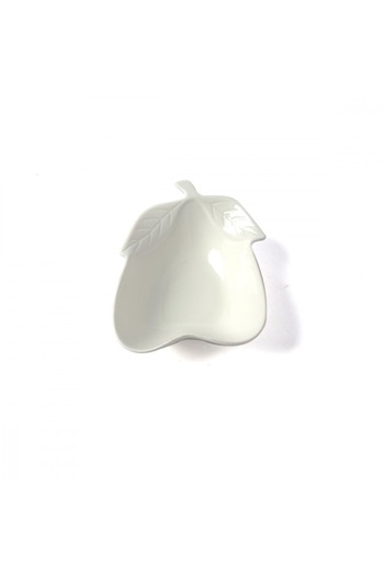 SQUALO Squalo - Elegant Pear-Shaped Serving Dish (Porcelain) - White - 4.5x17x13 cm