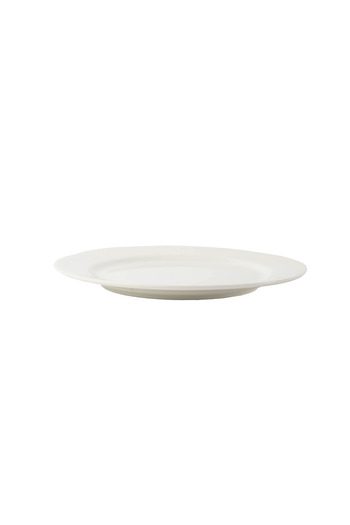 SQUALO Squalo - Elegant Round Porcelain Dish with Modern Design - White 22.7X22.7X2.3 cm