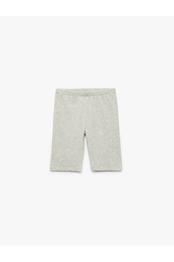 Koton Cotton Blend Elastic Waist 2-Piece Capri Leggings Set