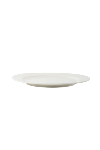 SQUALO Squalo - Elegant Round Porcelain Dish with Modern Design - White 25.5x25.5x2.6 cm