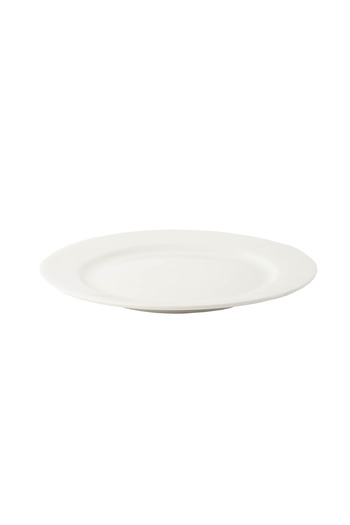 SQUALO Squalo - Elegant Round Porcelain Dish with Modern Design - White 22.7X22.7X2.3 cm
