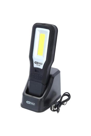 KS Tools Foldable hand lamp, 550 lumens, for workshop
