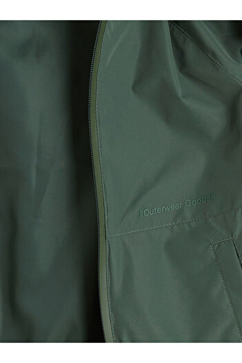 LC Waikiki Green Hooded Boy's Coat