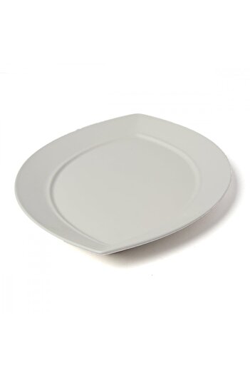 SQUALO Squalo - Elegant Teardrop-Shaped Porcelain Dish with Contemporary Design - White 2.5x41x25 cm