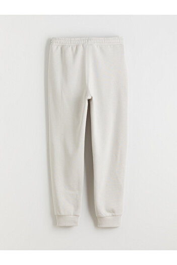 LC Waikiki Beige Elastic Waist Boys Jogger Sweatpants