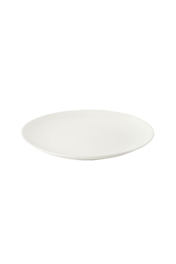 SQUALO Squalo - Round Serving Dish (Porcelain) with an Elegant and Contemporary Design - White 2.5x20.3x20.3 cm