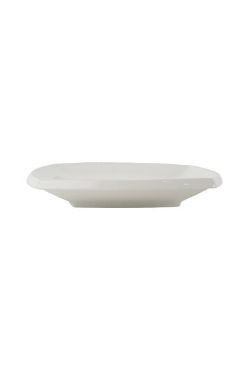 SQUALO Squalo - Elegant Square Serving Dish (Porcelain) with a Contemporary Design - White 4x26.5x26.5 cm