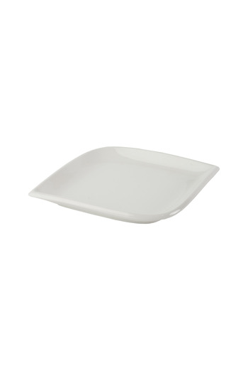 SQUALO Squalo - Elegant Teardrop-Shaped Porcelain Dish with Contemporary Design - White 2.5x18x18 cm