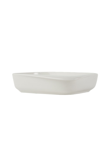SQUALO Squalo - Elegant Teardrop-Shaped Porcelain Serving Dish with Contemporary Design - White 4x15.5x11.5 cm