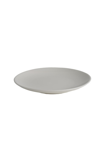 SQUALO Squalo - Round Serving Dish (Porcelain) with an Elegant and Contemporary Design - White 14.3X14.3X1.9 cm