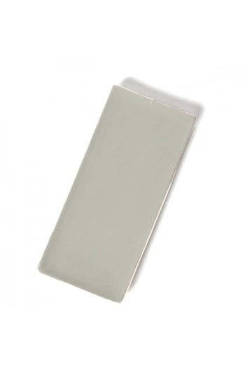 SQUALO Squalo - Elegant Curved Flat Rectangular Porcelain Serving Dish, White - 2.5x21x9.7 cm