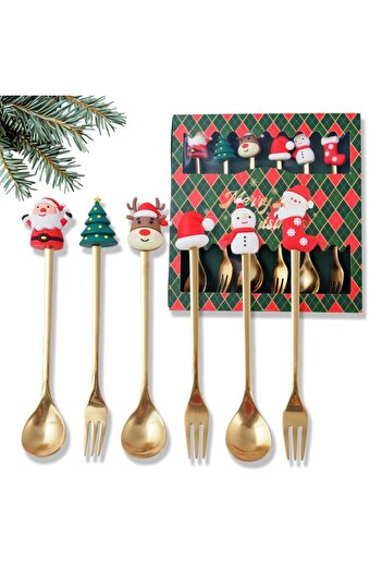 JollyMag Set tacamuri pentru Craciun, 6 tacamuri, figurine cu tematica magica de Craciun, JollyMag, LYZ6