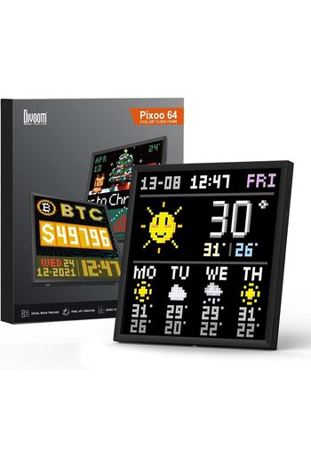 DIVOOM Pixoo-64 WiFi Pixel Art Display with 64x64 LED Panel