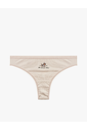 Koton Comfortable Fit Cotton Printed Brazilian Panties