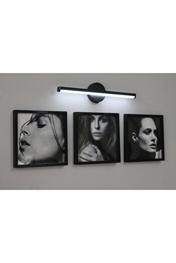 LİFE GLOBAL Sök Tak Square Frame Black (3 Pcs) Photoless Plexi Protected 21X21