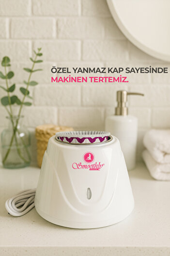 Smoothly Soyulabilen Hassas Ciltler Için Boncuk SİR ağda seti 225g. Boncuk ağda + Sir ağda makinası +Spatula