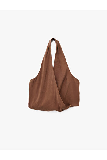 Koton Sleeveless Modal Buckle Detailed Double Breasted Collar Blouse