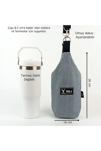 woodycord Handmade U Model Deer Figured Thermos Case Iceflow 0.89