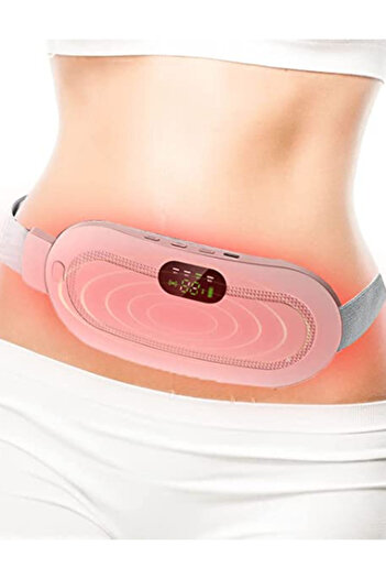 Hope Menstrual Portable Heating Pad Cordless Back Pain Reliever with 3 Temperature Settings, 4 Massage Mo
