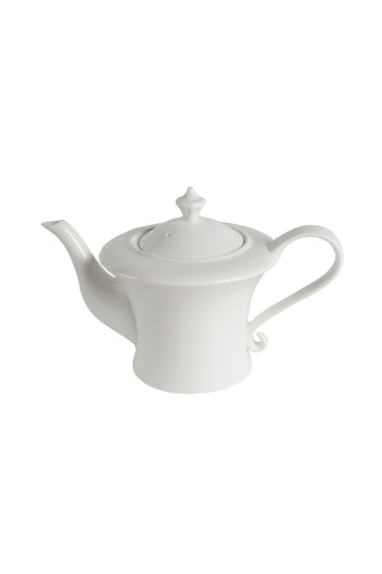 SQUALO Squalo - Elegant Porcelain Teapot with an Attractive and Contemporary Design, White - 450 ml